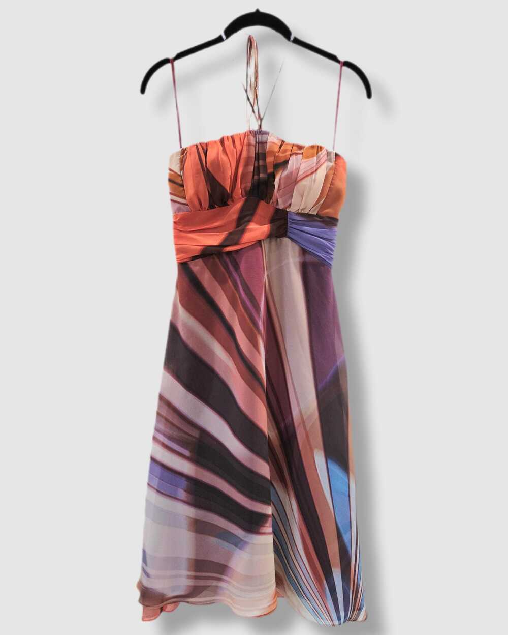 Vintage Y2K Le Château cocktail dress, strapless, empire waist, size Small